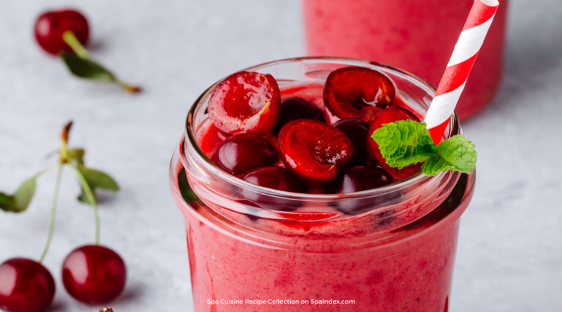 Cherry Tofu Protein Smoothie