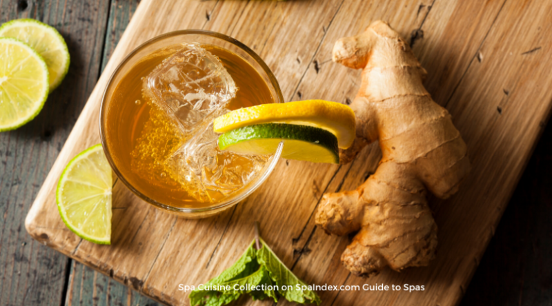 Ginger Lemon Lime Fizz Mocktail