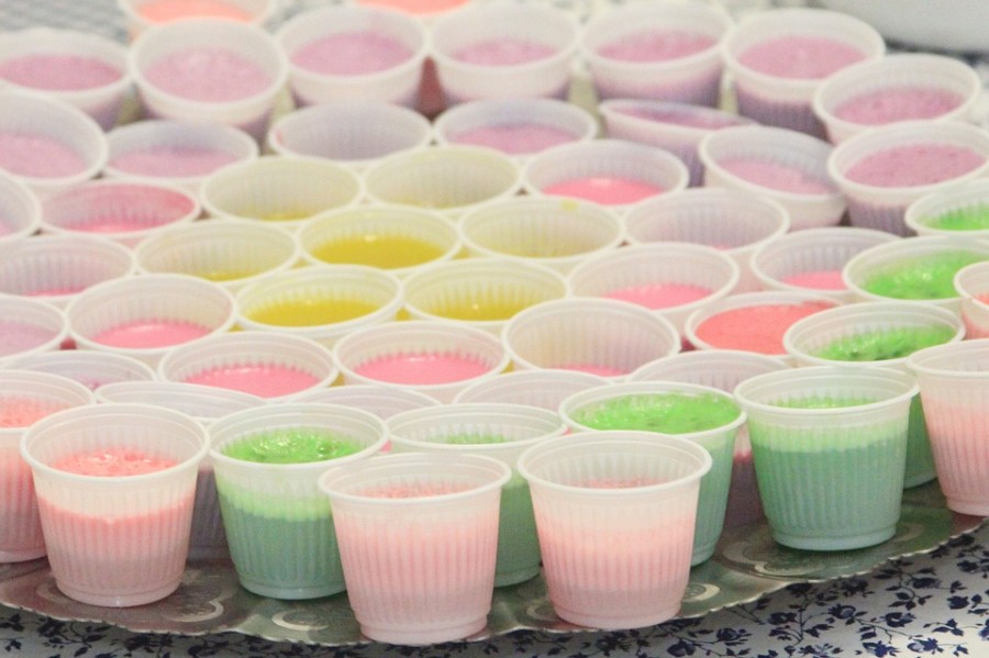 DIY Bubble Bath Jelly Cubes