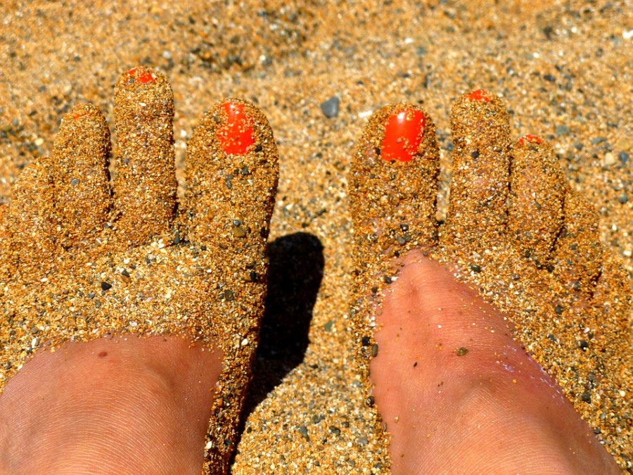 Beach Sand Scrub for Feet and Body