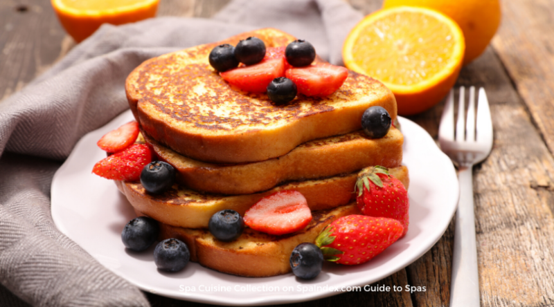 Low Fat Orange Maple French Toast