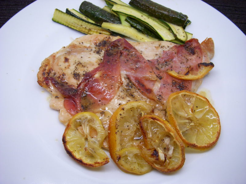 Chicken with Lemon and Prosciutto