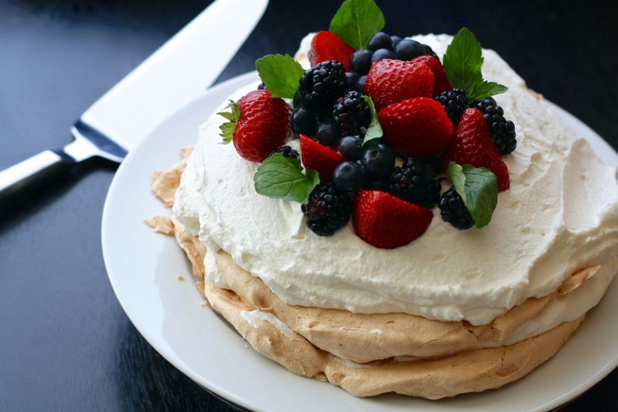 Berry Pavlova Dessert