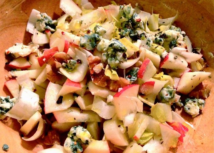 Gorgonzola Turkey Apple Endive Salad