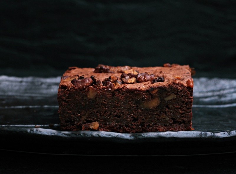 Fudgy Fig Nut Brownies