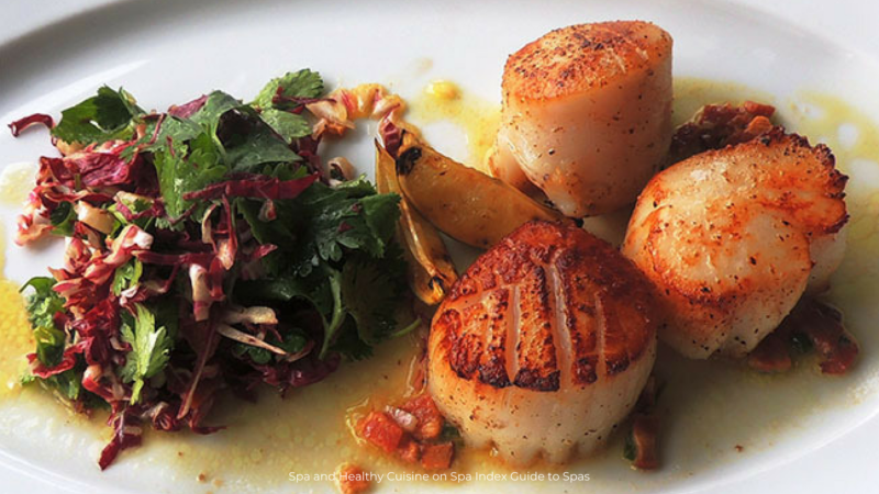 Seared Scallops and Radicchio Salad