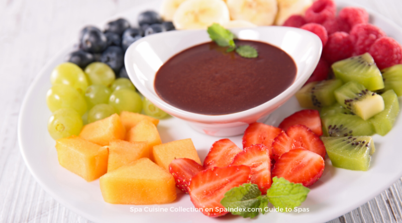 Chocolate Sauce on Fruit