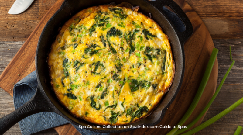Spinach Greens and Herbs Frittata
