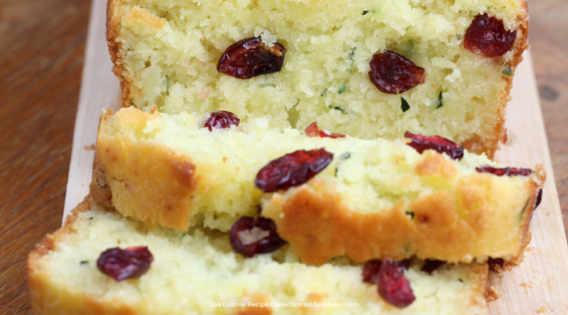 Zucchini Cranberry Walnut Cake