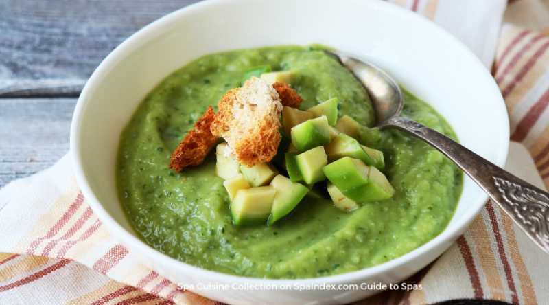 Chilled Cucumber Avocado Soup