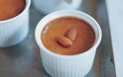 Low Fat Almond Red Tea Custard