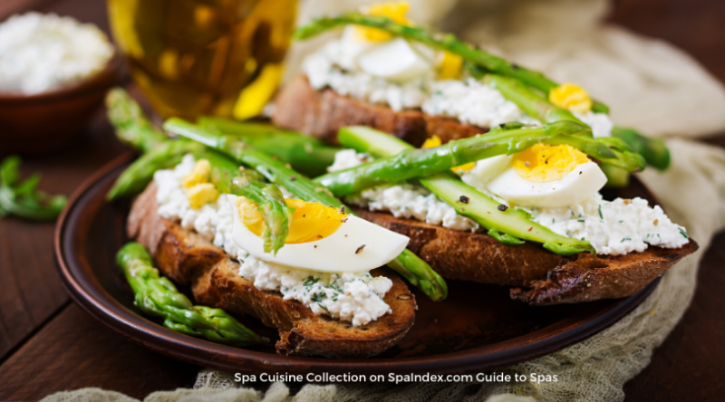 Asparagus Ricotta Bruschetta