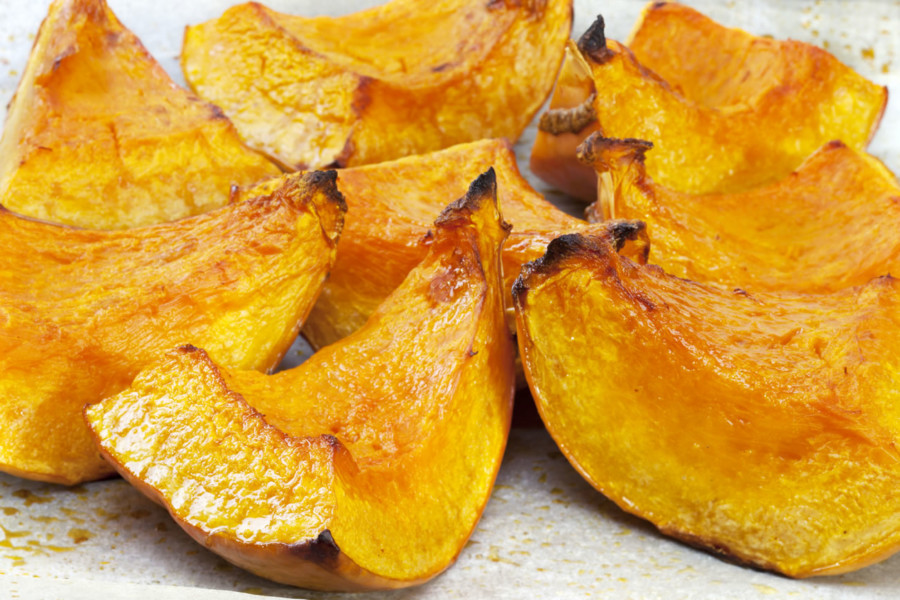 Roasted Pumpkin Wedges