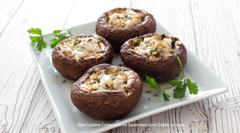 Feta Stuffed Mushrooms