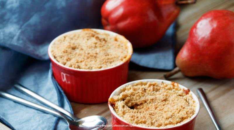 Light Pear Cobbler