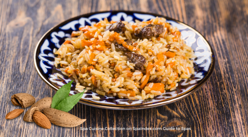 Spa Orange Almond Brown Rice Pilaf