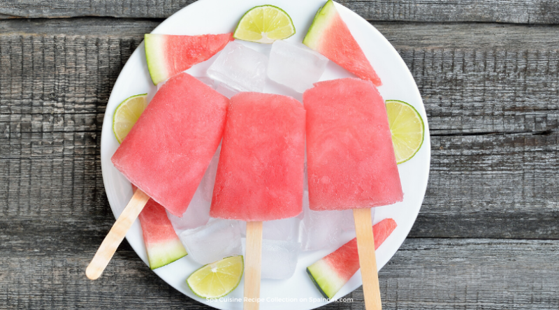 Sugar Free Watermelon Raspberry Popsicles