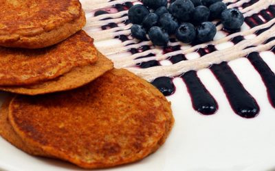 Pritikin Blueberry Sweet Potato Pancakes Recipe