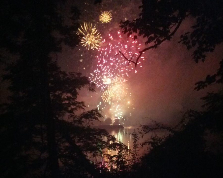Fireworks over the Lake