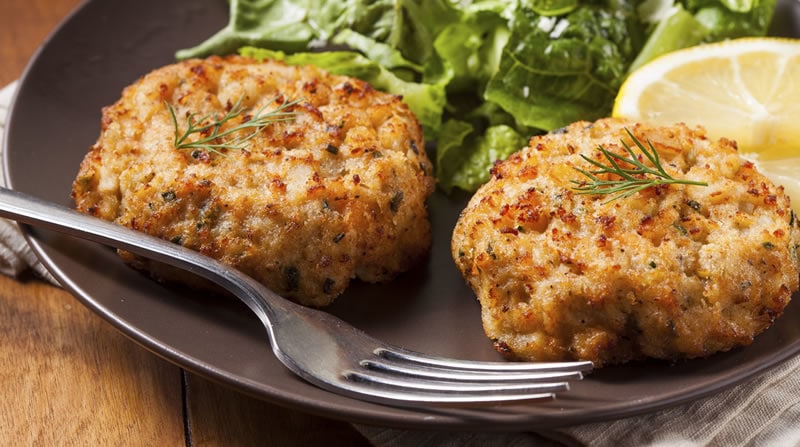 Pritikin Baked Crab Cakes