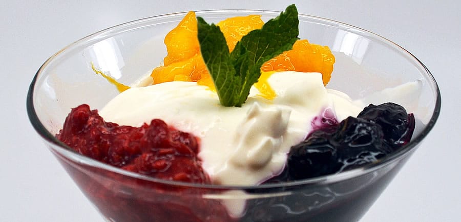 Pritikin Mixed Berry Parfait Dessert