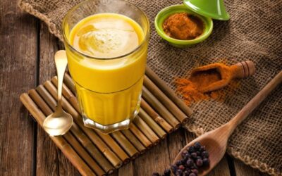 Golden Milk Recipe with Turmeric, Ginger, Honey and Cinnamon