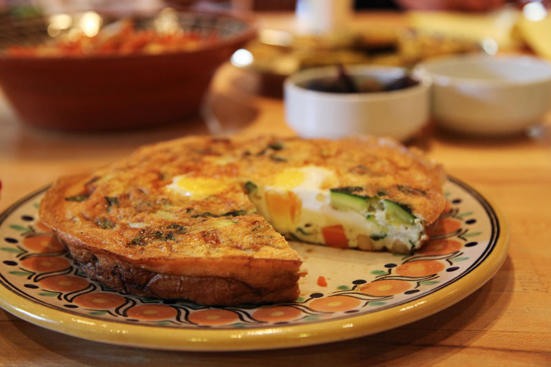 Garden Frittata by Rancho La Puerta