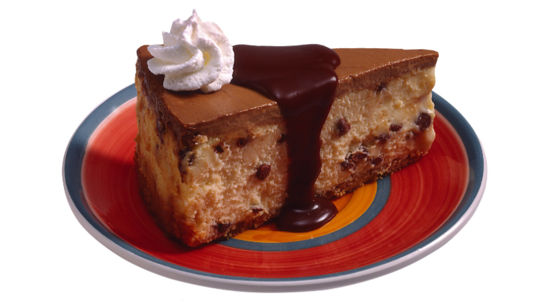 Low Fat Chocolate Chip Cheesecake