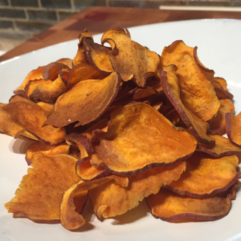 Baked Sweet Potato Chips