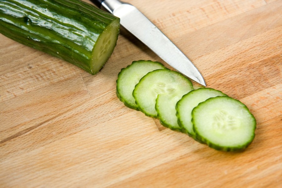 Sliced Cucumbers