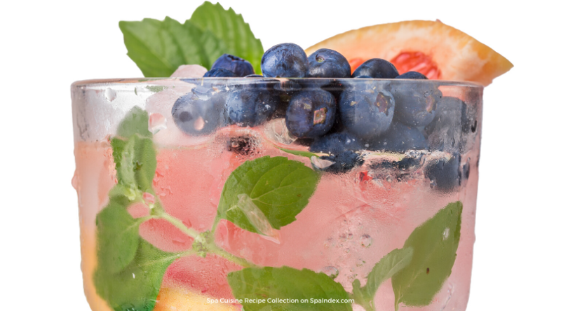 Grapefruit Blueberry Mojito