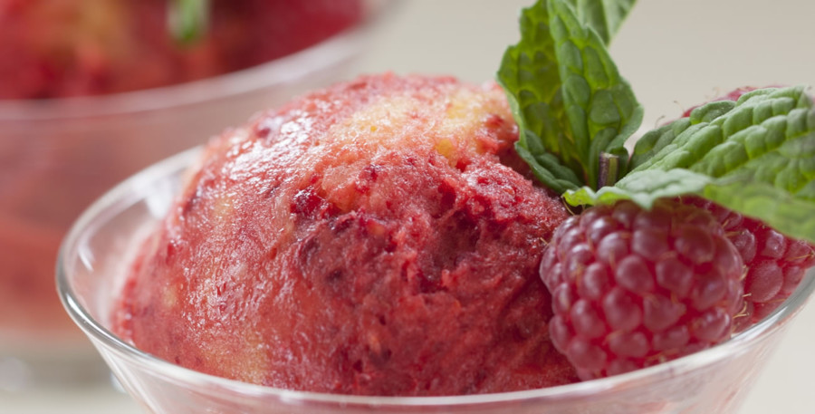 Pritikin Raspberry Mango Sorbet