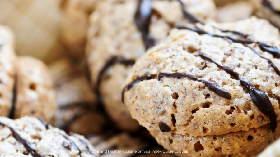 Chocolate Almond Meringue Cookies