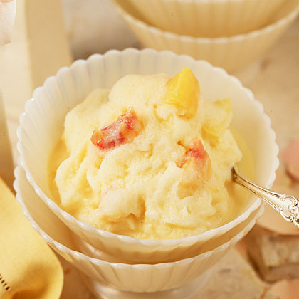 Fat Free Peach Ice Cream