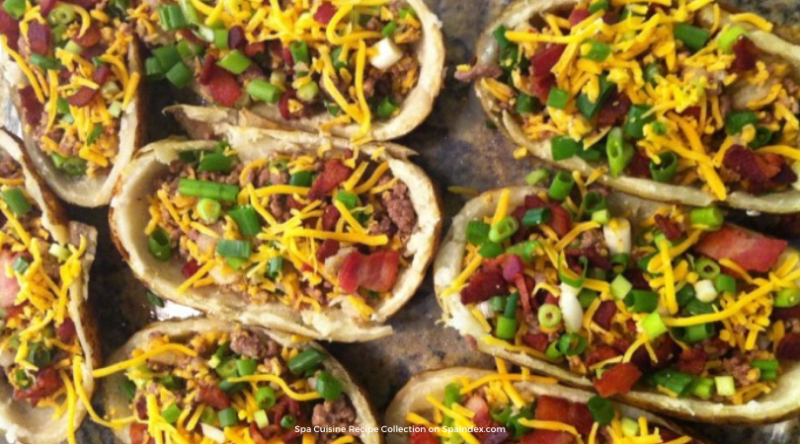 Skinny Stuffed Potato Skins