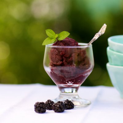 Sugar Free Blackberry Granita