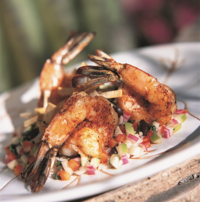 Canyon Ranch SHRIMP WITH GREEN APPLE SALSA