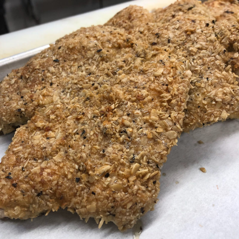 Oatmeal Crust Chicken Breasts  – Skyterra Recipe