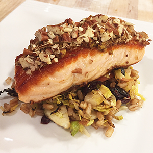 Dijon Pecan Encrusted Salmon Hilton Head Health