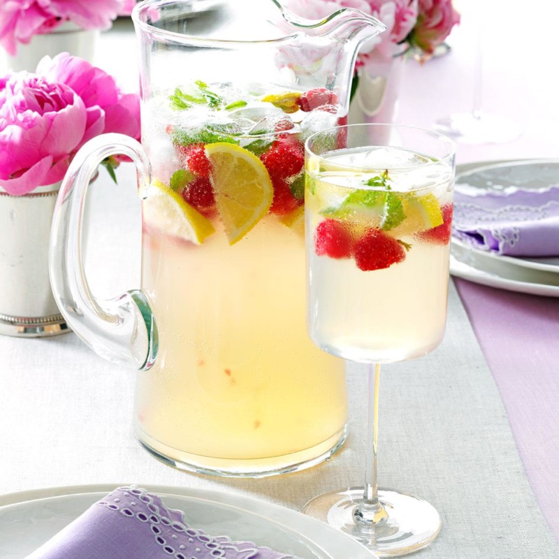 Sparkling Lemon Cooler – Cocktails, Mocktails and Spa Party Drinks