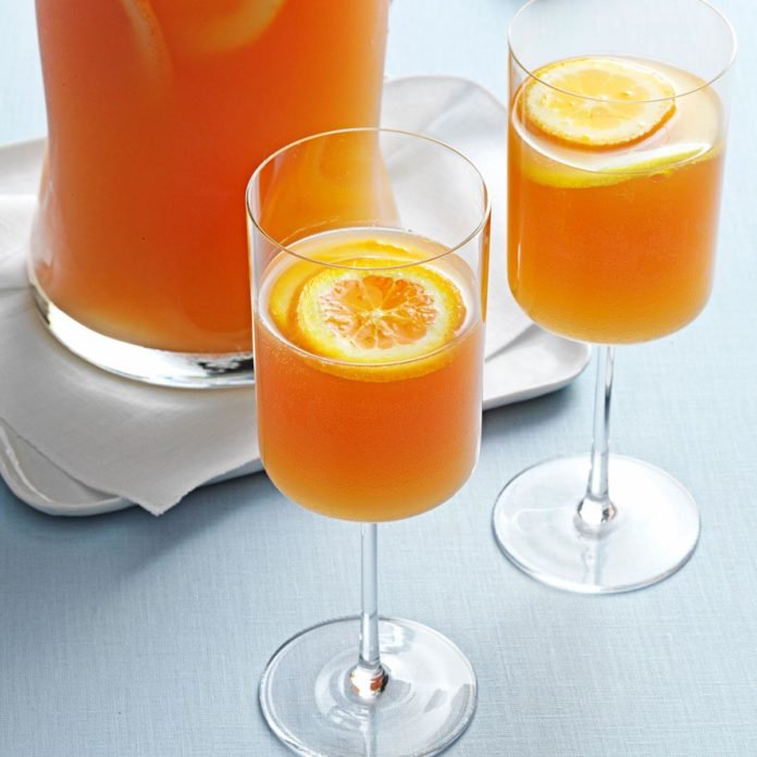 Zesty Citrus Punch – Cocktails, Mocktails and Spa Party Drinks