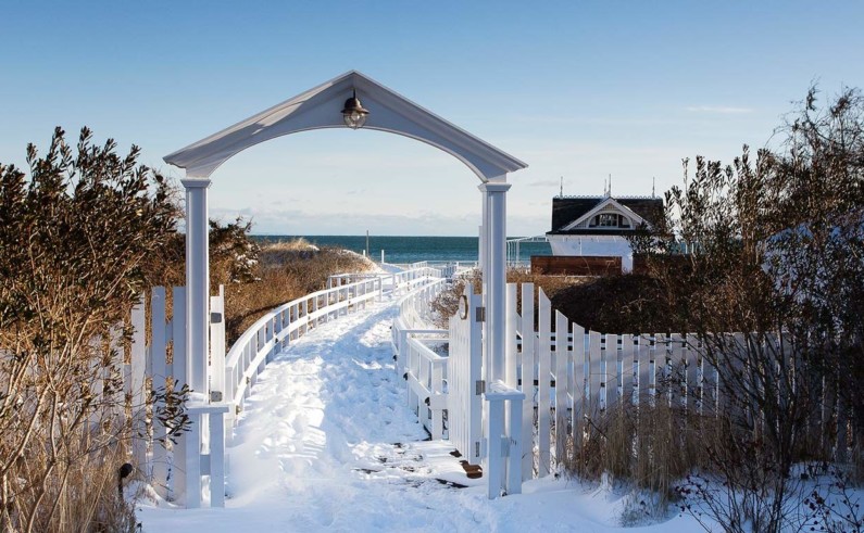 Ocean House Rhode Island in Winter
