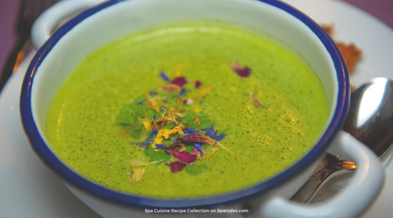 Cream of Sorrel Soup – 50 Calorie Spa Cuisine