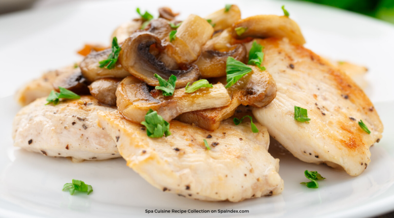 Parsley Chicken with Mushrooms