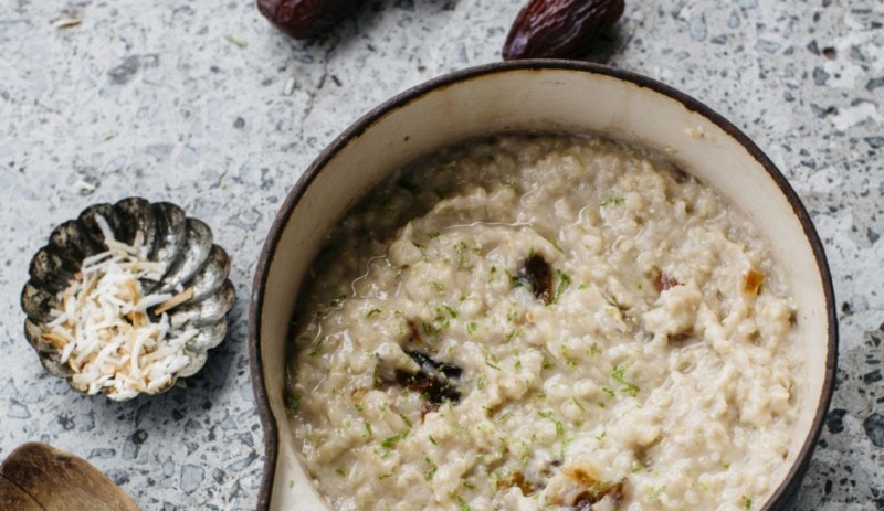 Golden Door Zesty Coconut Lime Rice Porridge