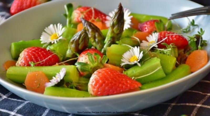 Pritikin Strawberry Asparagus Salad