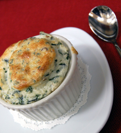 Spinach Mushroom Souffle - Hilton Head Health