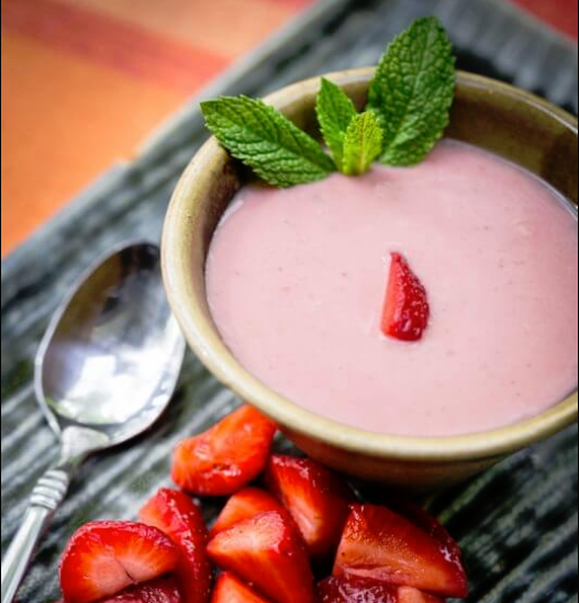 Chilled Strawberry Soup  – Skyterra Recipe