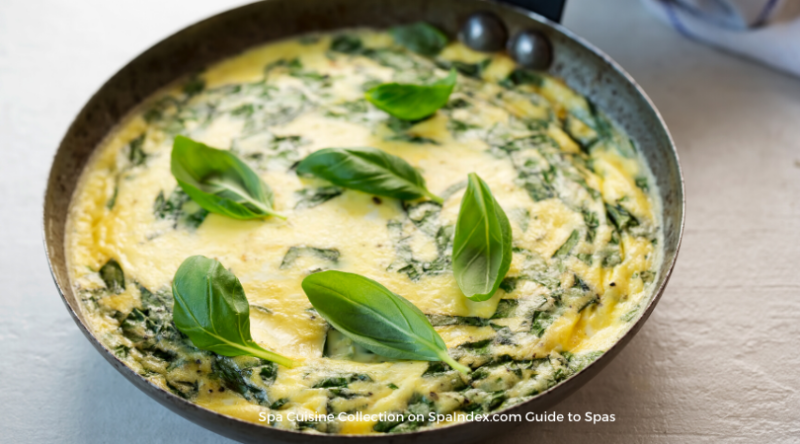 Goat Cheese Basil Frittata  – Skyterra Recipe