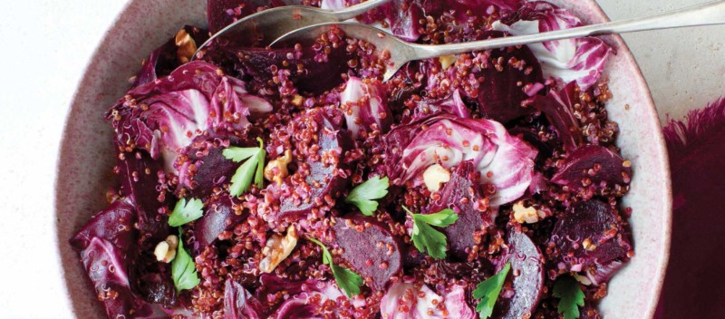 Red Quinoa and Beet Salad Malibu